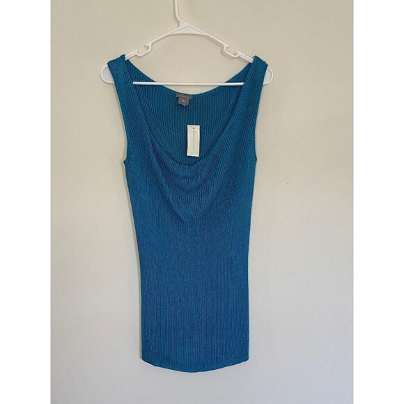 Ann Taylor NWT sleeveless low cowlneck top size medium - Picture 4 of 6